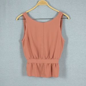 Wilfred Dusty Rose Sleeveless Peplum Top